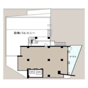 東京都港区　麻布十番駅徒歩1分　ビル3階物件図面
