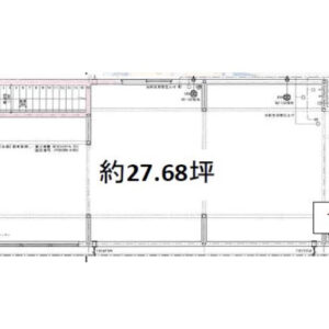 東京都八王子市　八王子駅徒歩4分　新築ビル1階物件図面