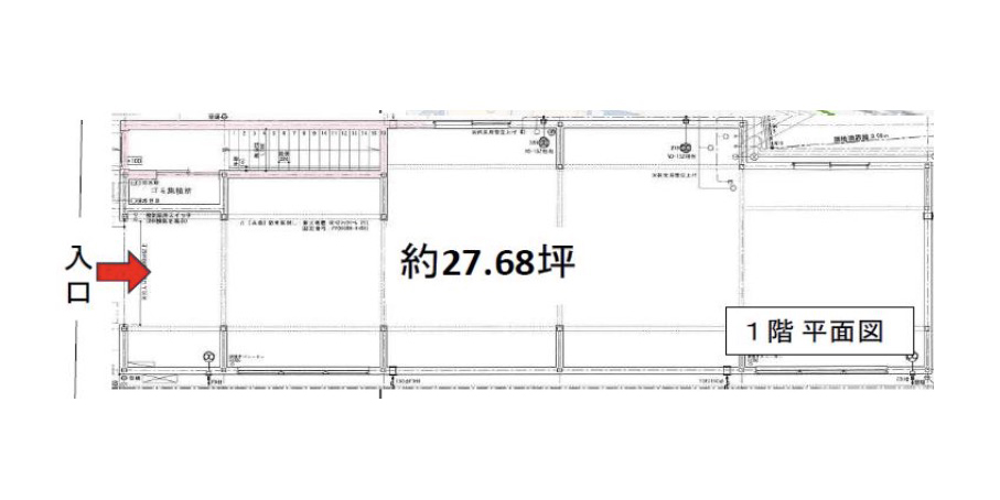 東京都八王子市 八王子駅徒歩4分 新築ビル1階物件図面