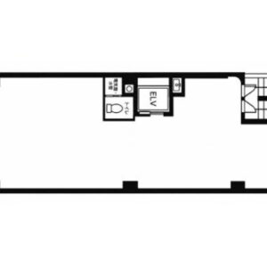 東京都北区　JR駒込駅徒歩3分　ビル２階物件図面