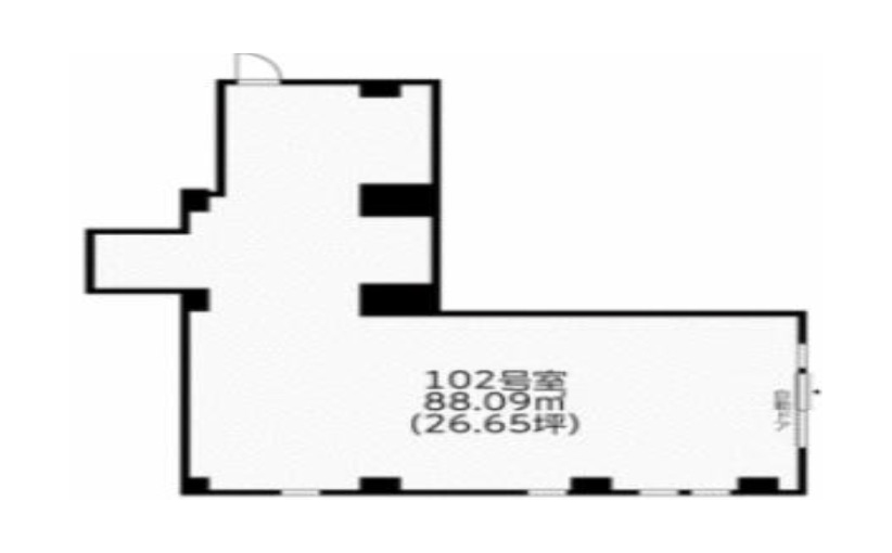 神奈川県川崎市　向ヶ丘遊園駅徒歩4分　ビル1階物件図面