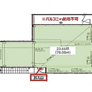 東京都世田谷区　成城学園前駅徒歩3分　新築ビル２階物件図面