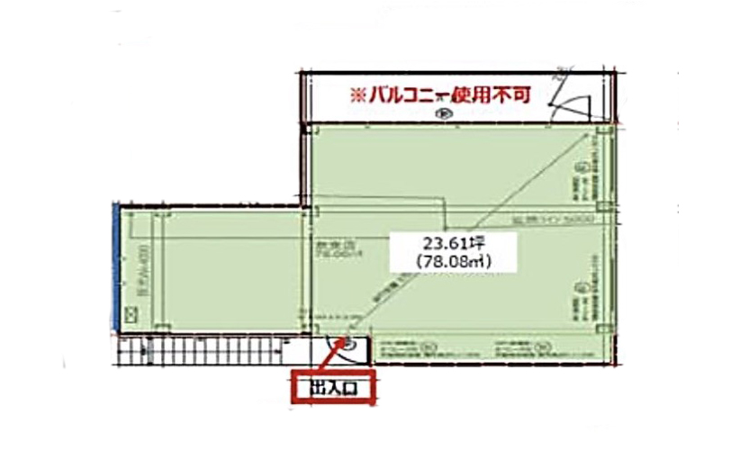 東京都世田谷区　成城学園前駅徒歩3分　新築ビル２階物件図面