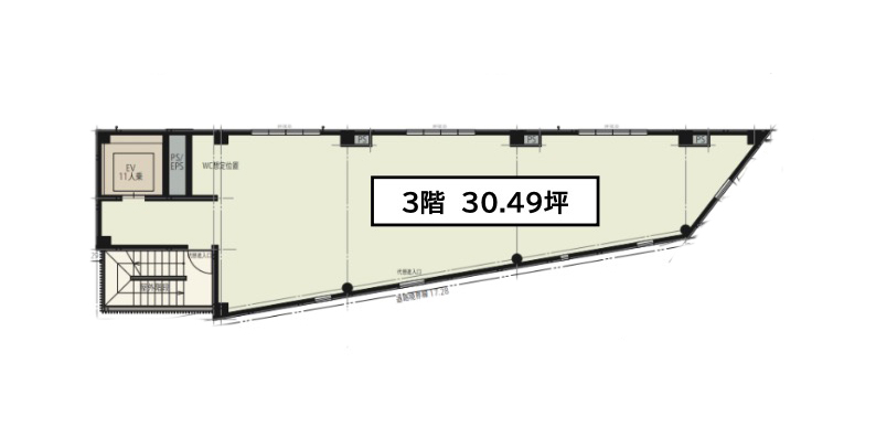 東京都渋谷区　駒場東大前駅　富ヶ谷メディカルモール計画図面
