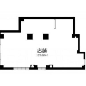 東京都板橋区　中板橋駅徒歩5分　ビル１階物件図面