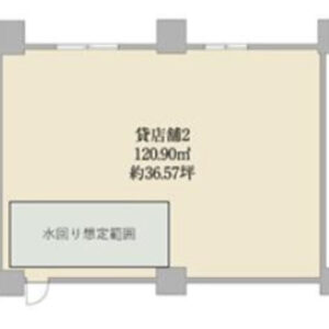 埼玉県朝霞市　朝霞台駅徒歩1分　ビル１階物件図面