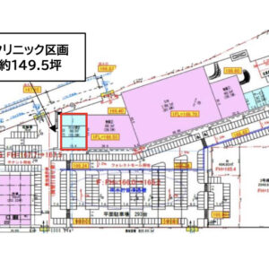 東京都青梅市　青梅インター至近　大型商業施設開業計画 図面