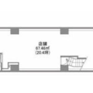 東京都千代田区　半蔵門駅徒歩1分　ビル１階物件図面